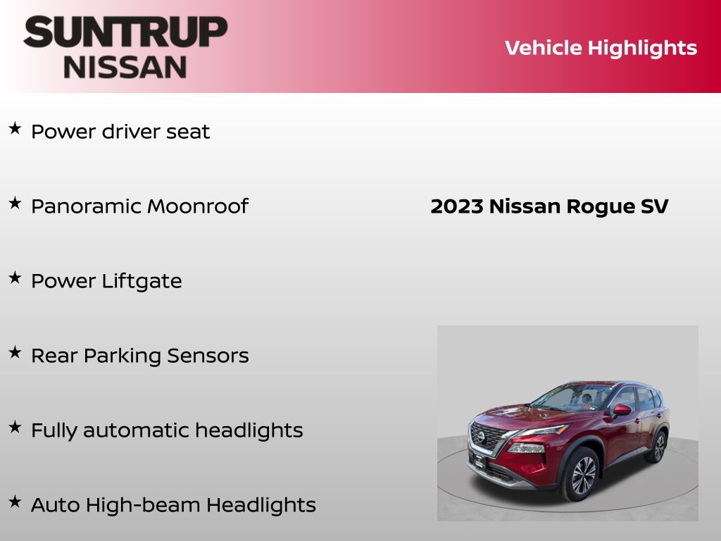 Certified 2023 Nissan Rogue SV w/ SV Premium B Package FWD image 16
