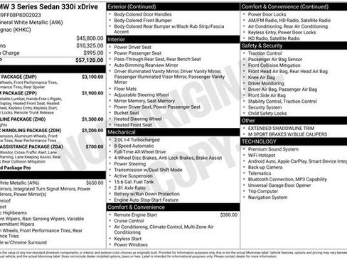 Used 2023 BMW 330i xDrive 330i xDrive w/ M Sport Package image 7