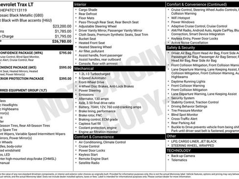 New 2026 Chevrolet Trax LT w/ Driver Confidence Package FWD image 33