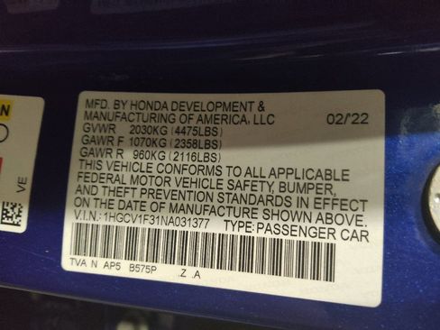 Used 2022 Honda Accord Sport image 33