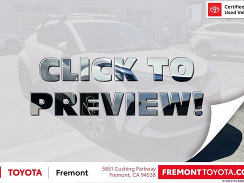 Certified 2021 Toyota C-HR XLE FWD image 1