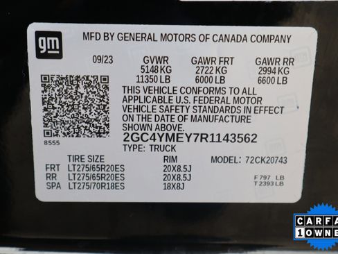 Certified 2024 Chevrolet Silverado 2500 Custom w/ Custom Value Package image 33