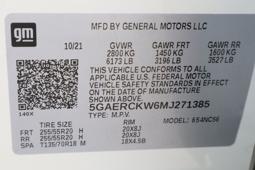 Certified 2021 Buick Enclave Premium w/ Sun and Sites Package FWD image 39