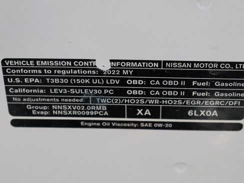 Used 2022 Nissan Sentra SV w/ Trunk Package image 38