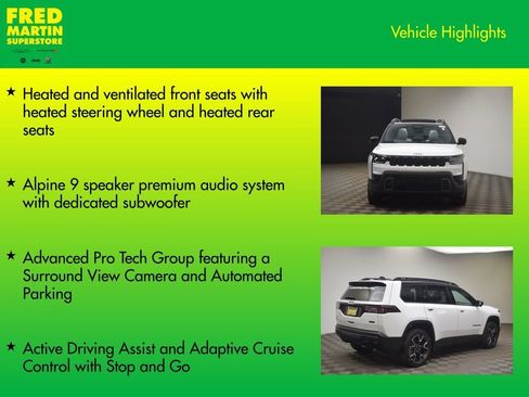 New 2026 Jeep Cherokee Overland w/ Trailer Tow Group AWD/4WD image 15