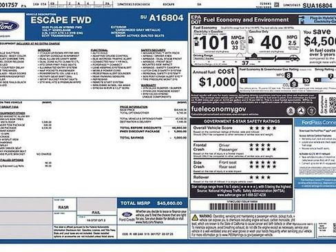 Used 2025 Ford Escape SE w/ PHEV Premium Package image 7
