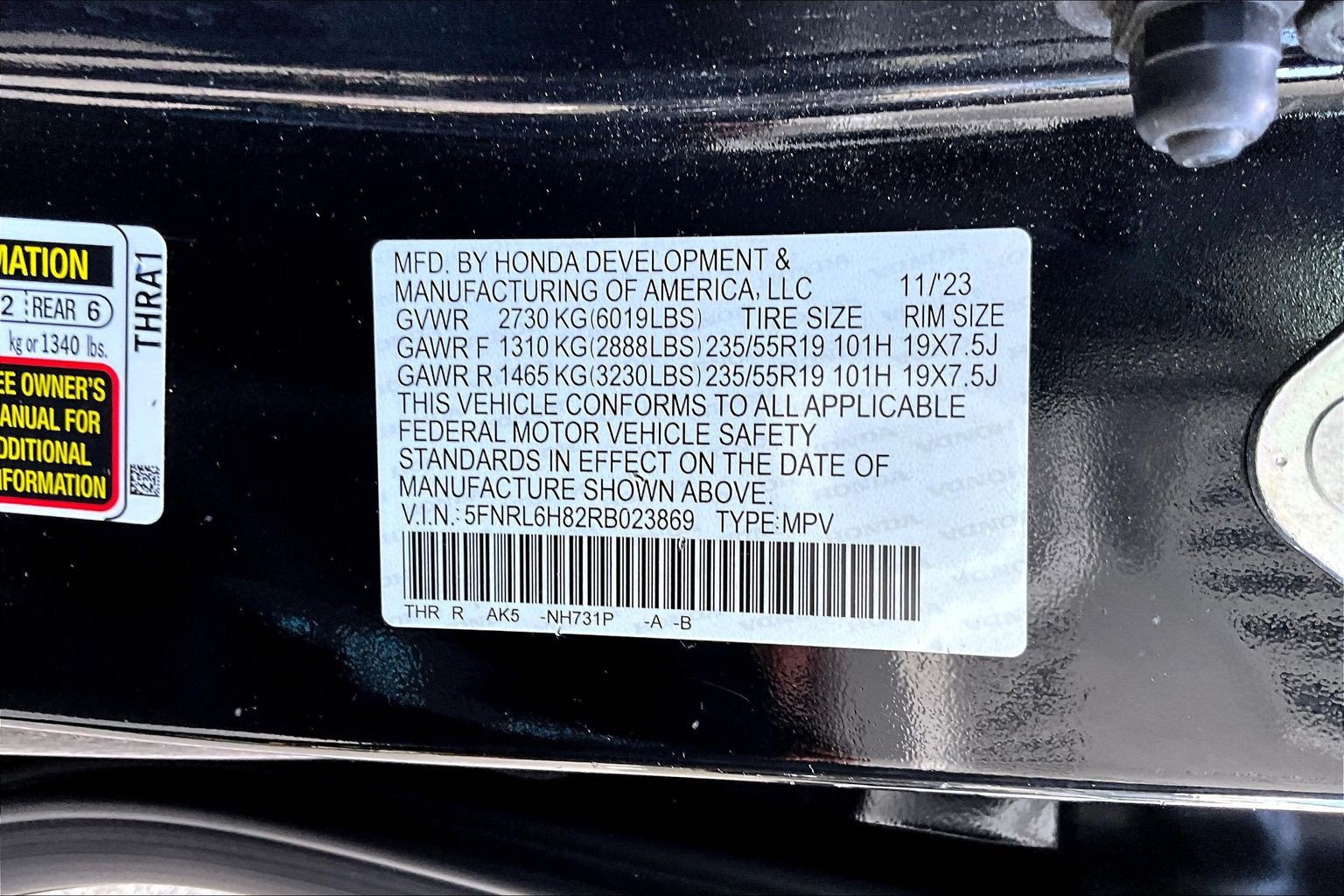 Used 2024 Honda Odyssey Touring image 16