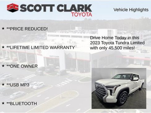 Used 2023 Toyota Tundra Limited w/ Power Package image 13