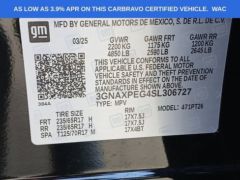 Certified 2025 Chevrolet Equinox LT image 34