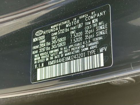 Used 2021 Hyundai Palisade SEL w/ Premium Package image 44