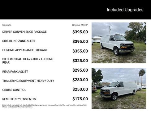 New 2025 Chevrolet Express 2500 Extended w/ Driver Convenience Package RWD image 14