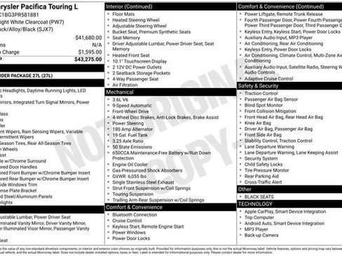 Used 2023 Chrysler Pacifica Touring-L image 34