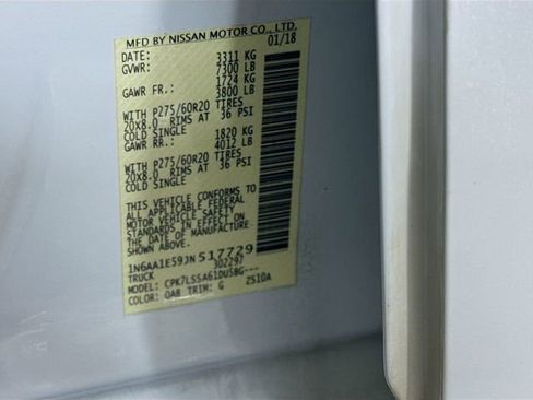 Used 2018 Nissan Titan SV w/ SV Convenience Package image 34