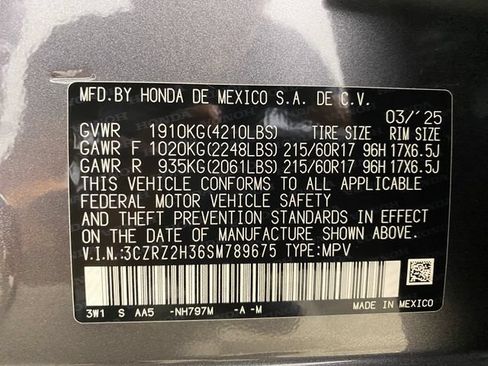 Used 2025 Honda HR-V LX image 24