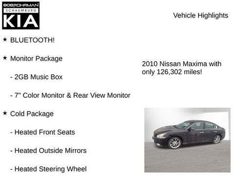 Used 2010 Nissan Maxima 3.5 SV w/ Monitor Pkg image 7