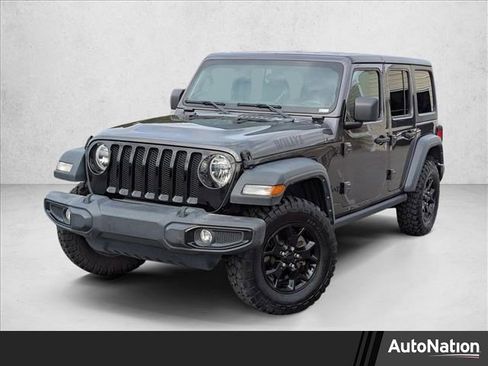 Used 2021 Jeep Wrangler Unlimited Sport image 1