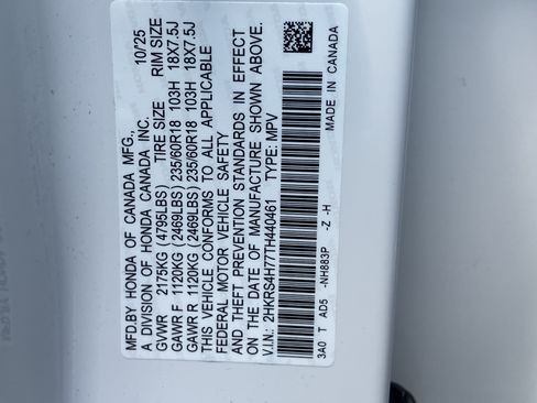 Used 2026 Honda CR-V EX-L image 36