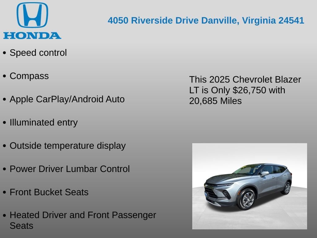Used 2025 Chevrolet Blazer LT AWD/4WD image 17