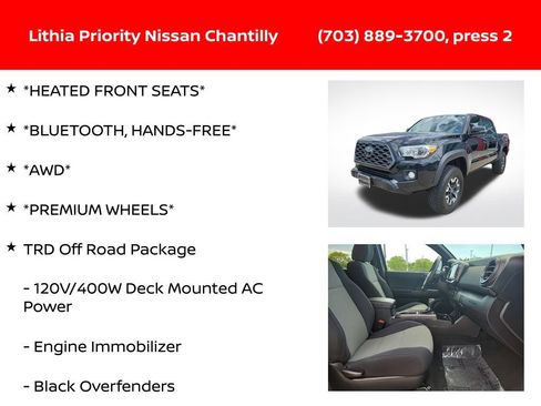 Used 2021 Toyota Tacoma TRD Off-Road AWD/4WD image 6