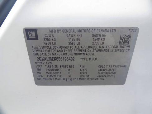 Used 2014 GMC Terrain SLE w/ LPO, Protection Package FWD image 32