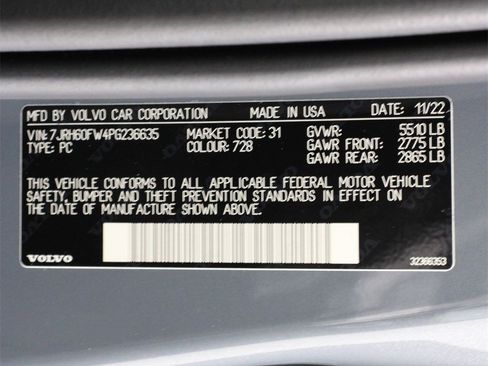 Certified 2023 Volvo S60 T8 Plus w/ Climate Package image 16