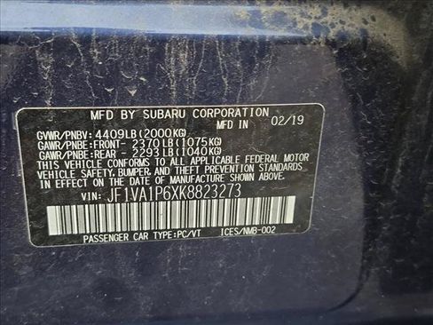 Used 2019 Subaru WRX Limited AWD/4WD image 13