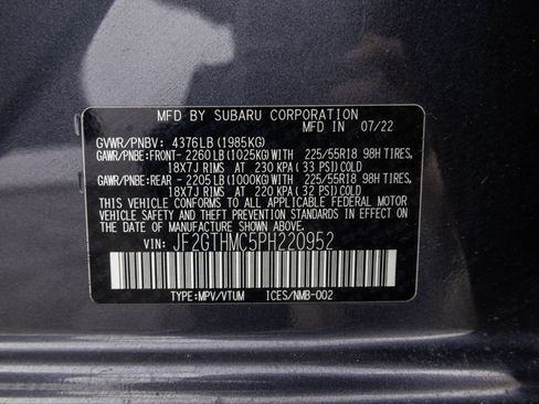 Used 2023 Subaru Crosstrek 2.5i Limited w/ Moonroof Package AWD/4WD image 54