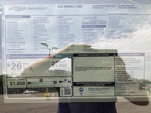 New 2026 Chevrolet Equinox LT w/ Convenience Package II image 15