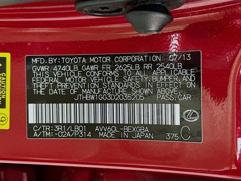 Used 2013 Lexus ES 300h w/ Luxury Pkg FWD image 31