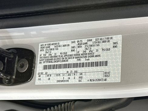 Used 2025 Ford F150 Tremor w/ Bed Utility Package AWD/4WD image 36
