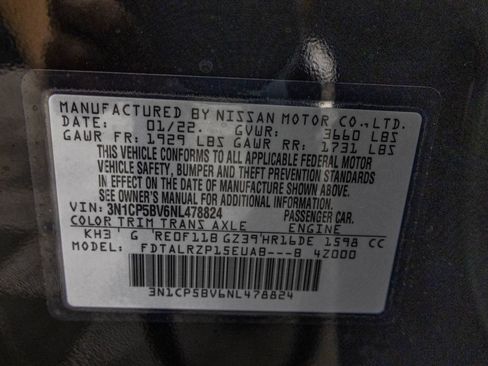Used 2022 Nissan Kicks S FWD image 51