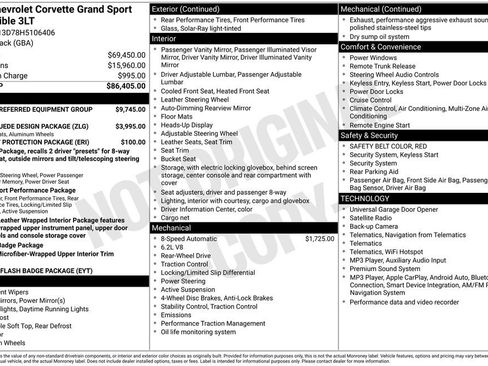 Used 2017 Chevrolet Corvette Grand Sport RWD image 30
