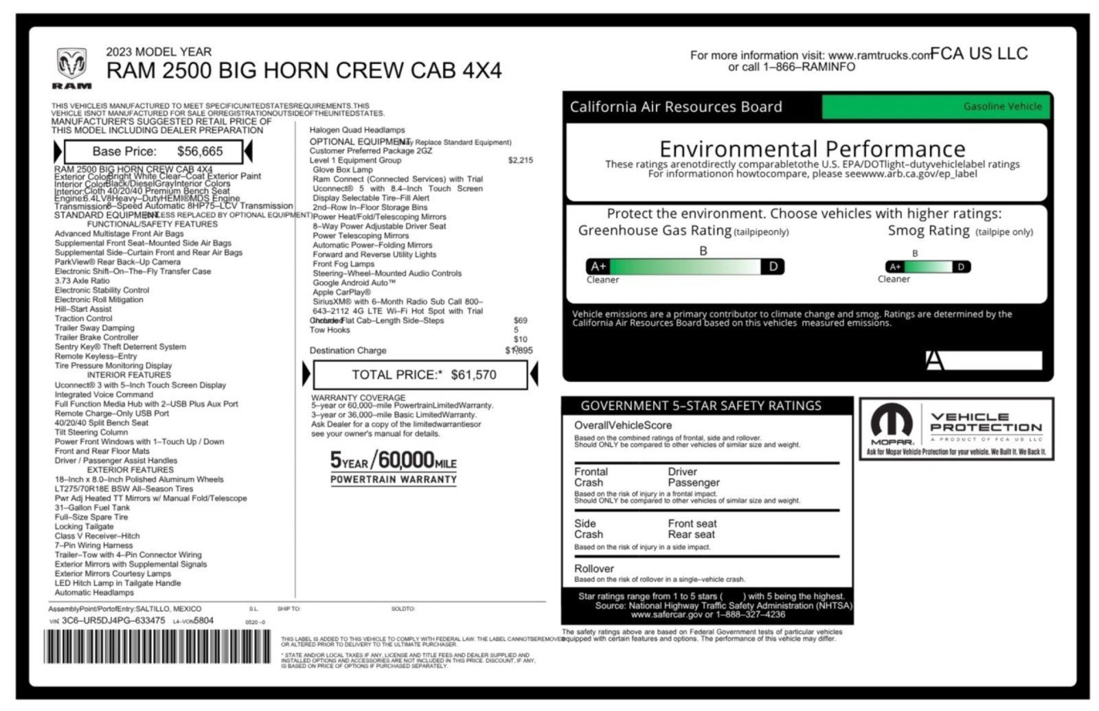 Used 2023 RAM 2500 Big Horn w/ Level 1 Equipment Group AWD/4WD image 2
