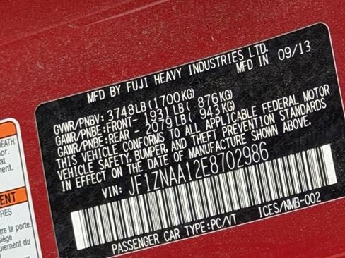 Used 2014 Scion FR-S Base image 9