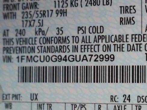 Used 2016 Ford Escape SE w/ SE Leather Comfort Package FWD image 14