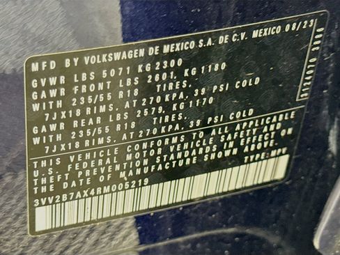 Certified 2024 Volkswagen Tiguan SE AWD/4WD image 31