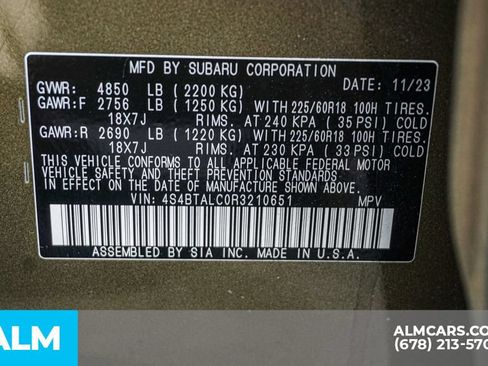 Used 2024 Subaru Outback Onyx Edition AWD/4WD image 56