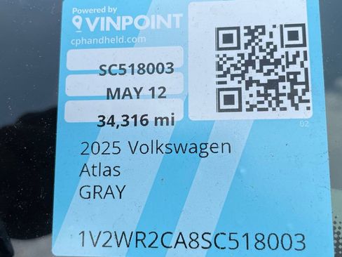 Used 2025 Volkswagen Atlas SE FWD image 27