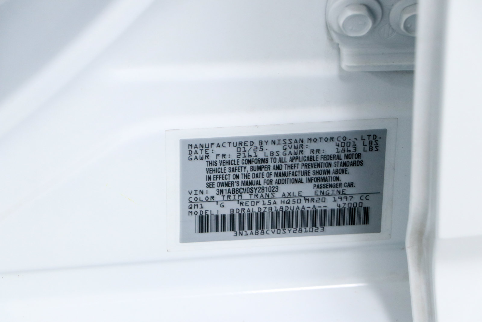 Used 2025 Nissan Sentra SV w/ All-Weather Package FWD image 30