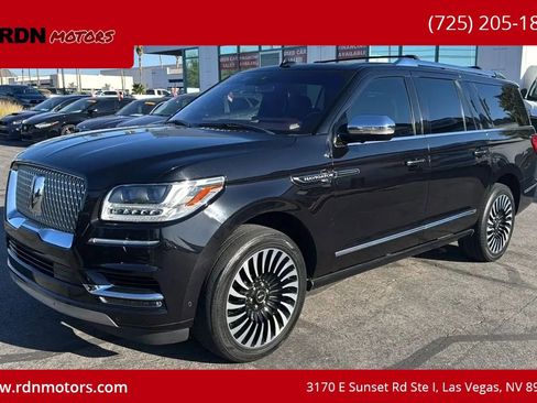 Used 2020 Lincoln Navigator L Black Label w/ Cargo Convenience Package AWD/4WD image 2