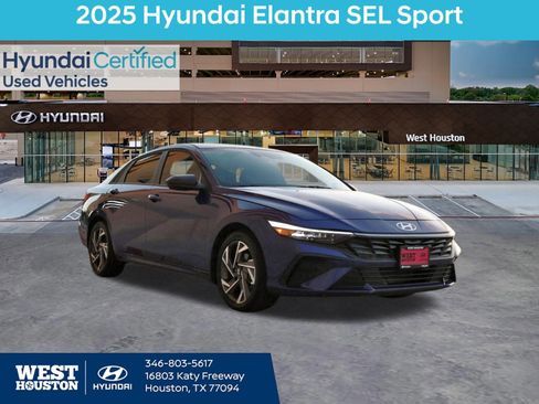 Certified 2025 Hyundai Elantra Sport image 1