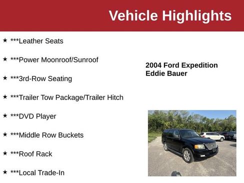 Used 2004 Ford Expedition Eddie Bauer AWD/4WD image 10
