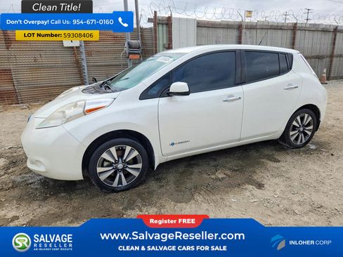 Used 2015 Nissan Leaf SV FWD image 1