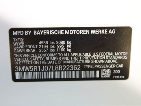 Used 2020 BMW 330i Sedan w/ Convenience Package image 11