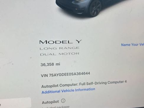 Used 2025 Tesla Model Y Long Range AWD/4WD image 10