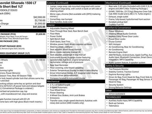 Used 2020 Chevrolet Silverado 1500 LT w/ LT Value Package AWD/4WD image 6