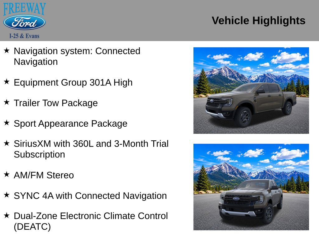 New 2026 Ford Ranger XLT AWD/4WD image 2