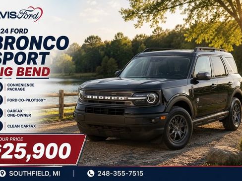 Used 2024 Ford Bronco Sport Big Bend w/ Convenience Package AWD/4WD image 1