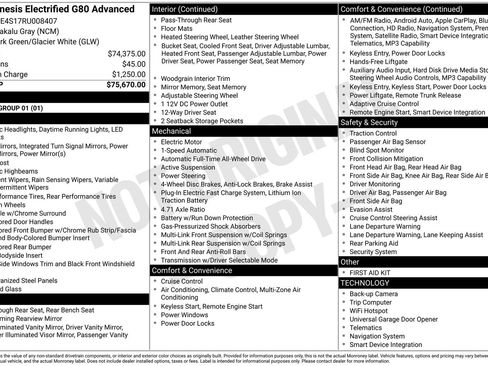 Used 2024 Genesis G80 image 37