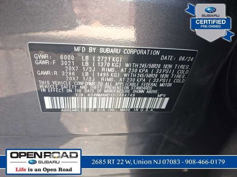 Used 2024 Subaru Ascent Touring AWD/4WD image 46